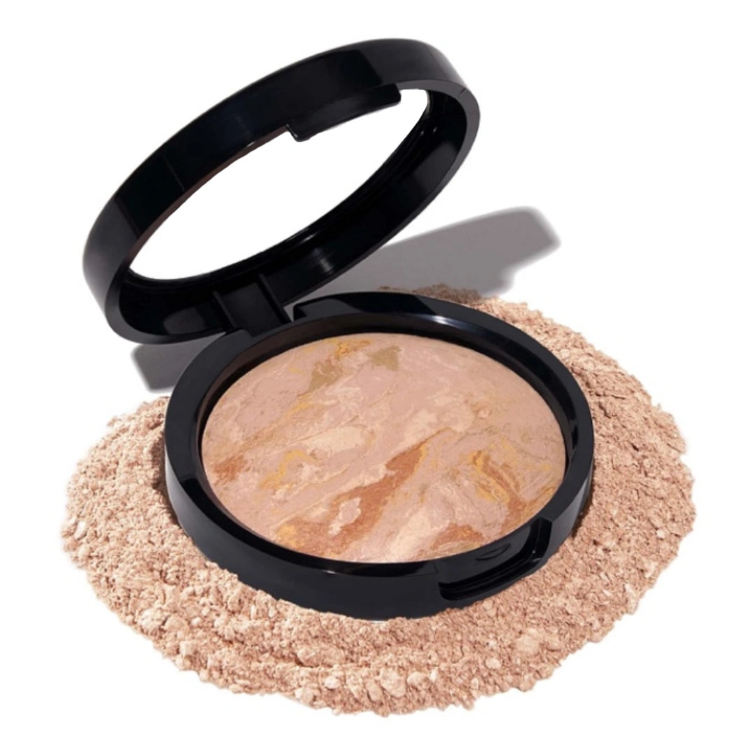 Baked Powder Color Correcting Foundation Face Makeup