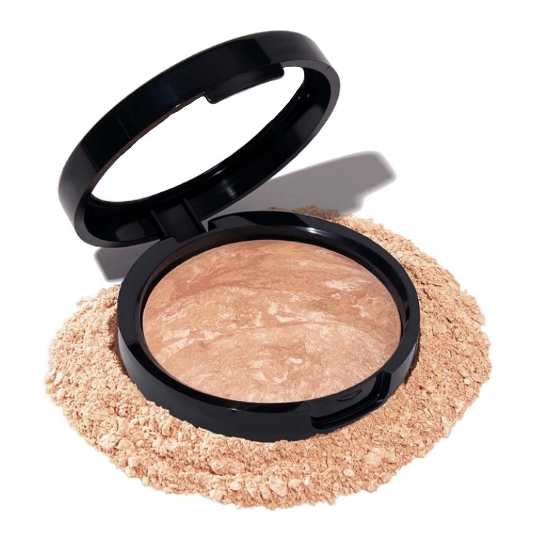 Creamy Baked Bronzer Contour Face Makeup Compact