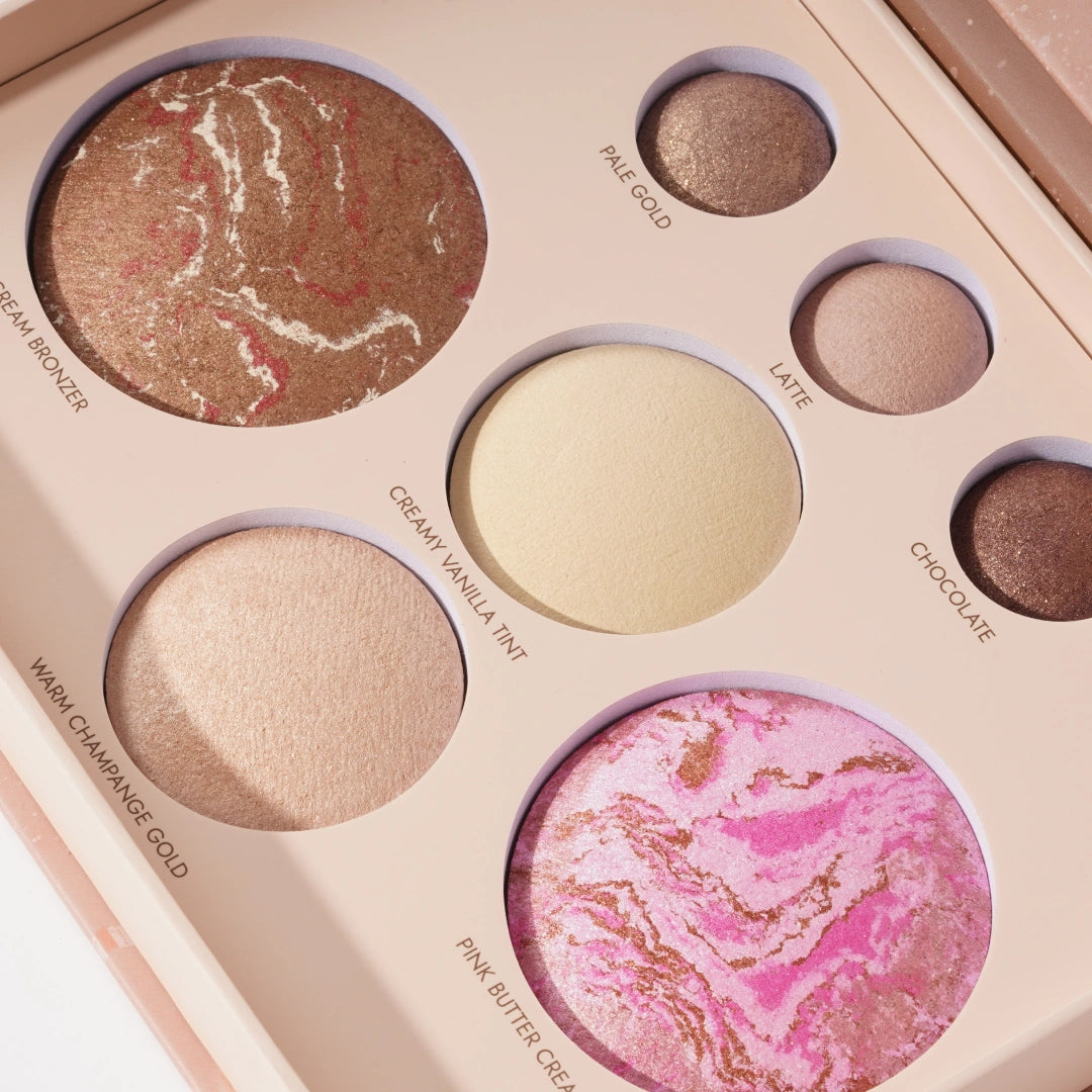Best Bake Bronzer Face Palette Holiday Set