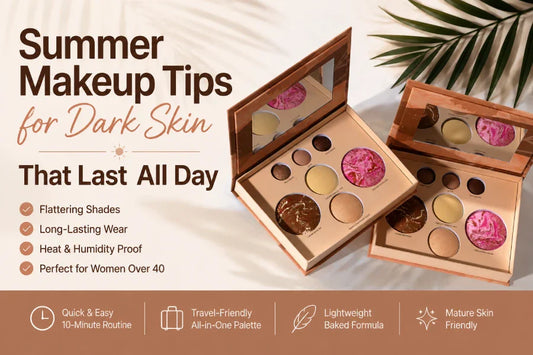 Summer Makeup Tips for Dark Skin That Last All Day
