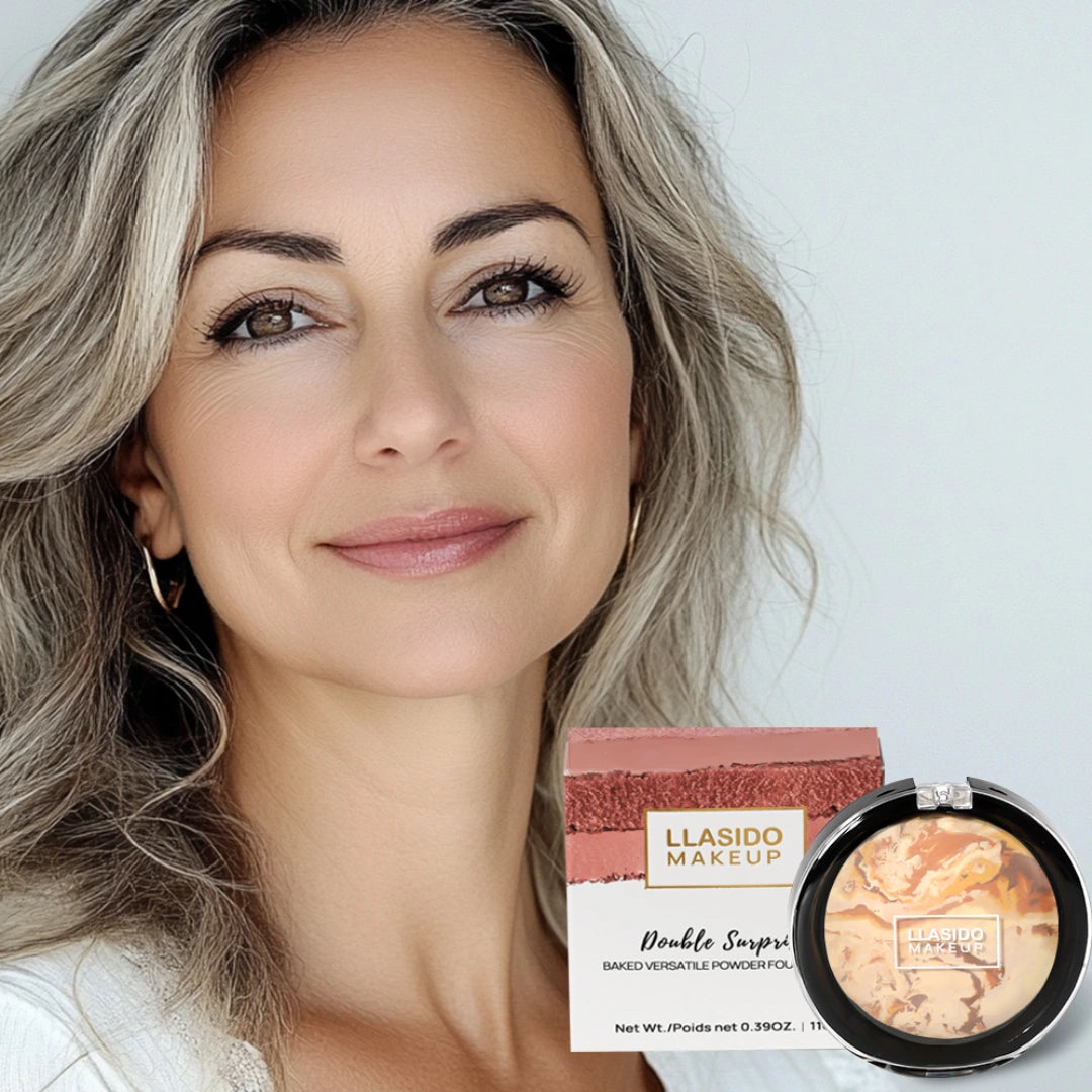 Creamy Baked Bronzer Contour Face Makeup Compact