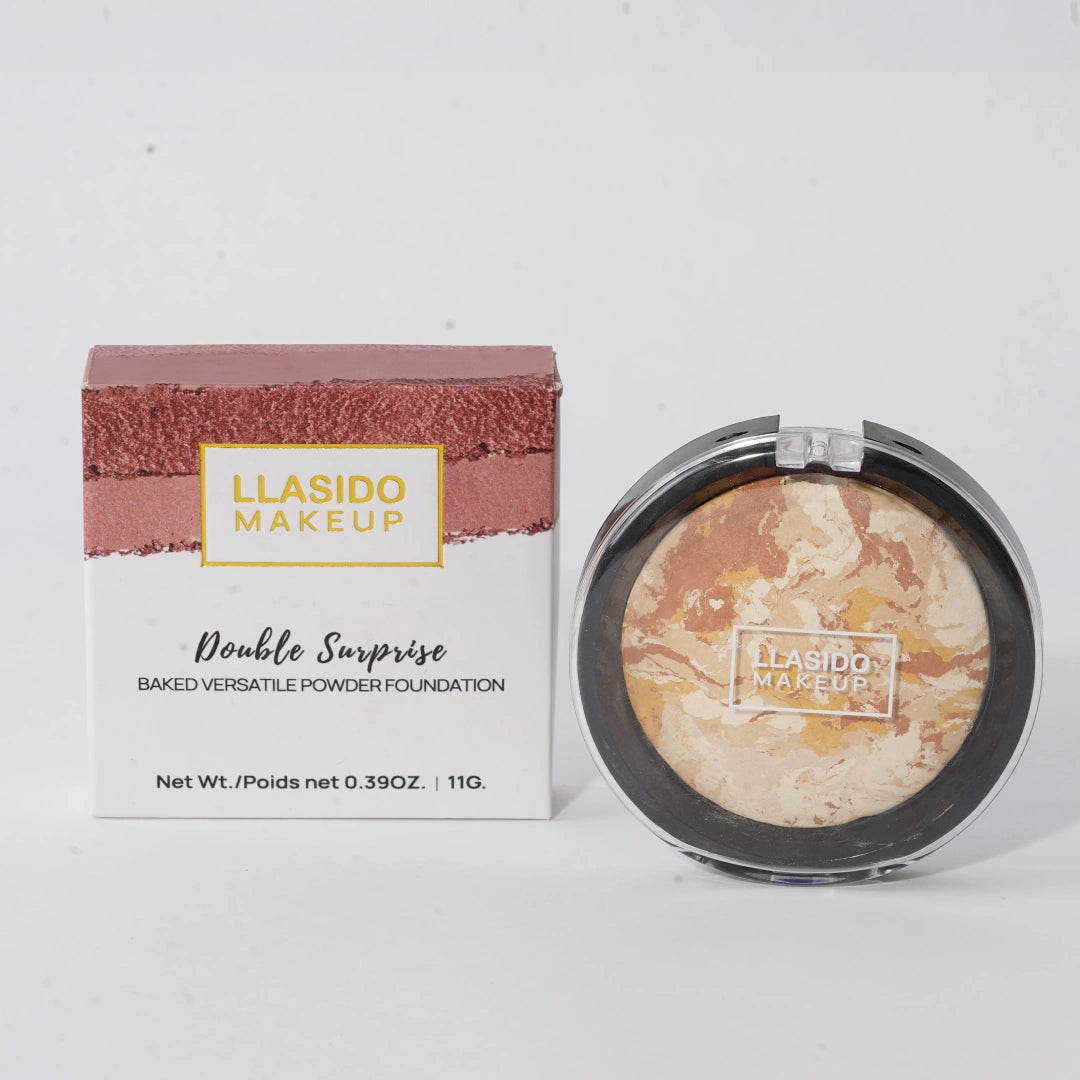Creamy Baked Bronzer Contour Face Makeup Compact
