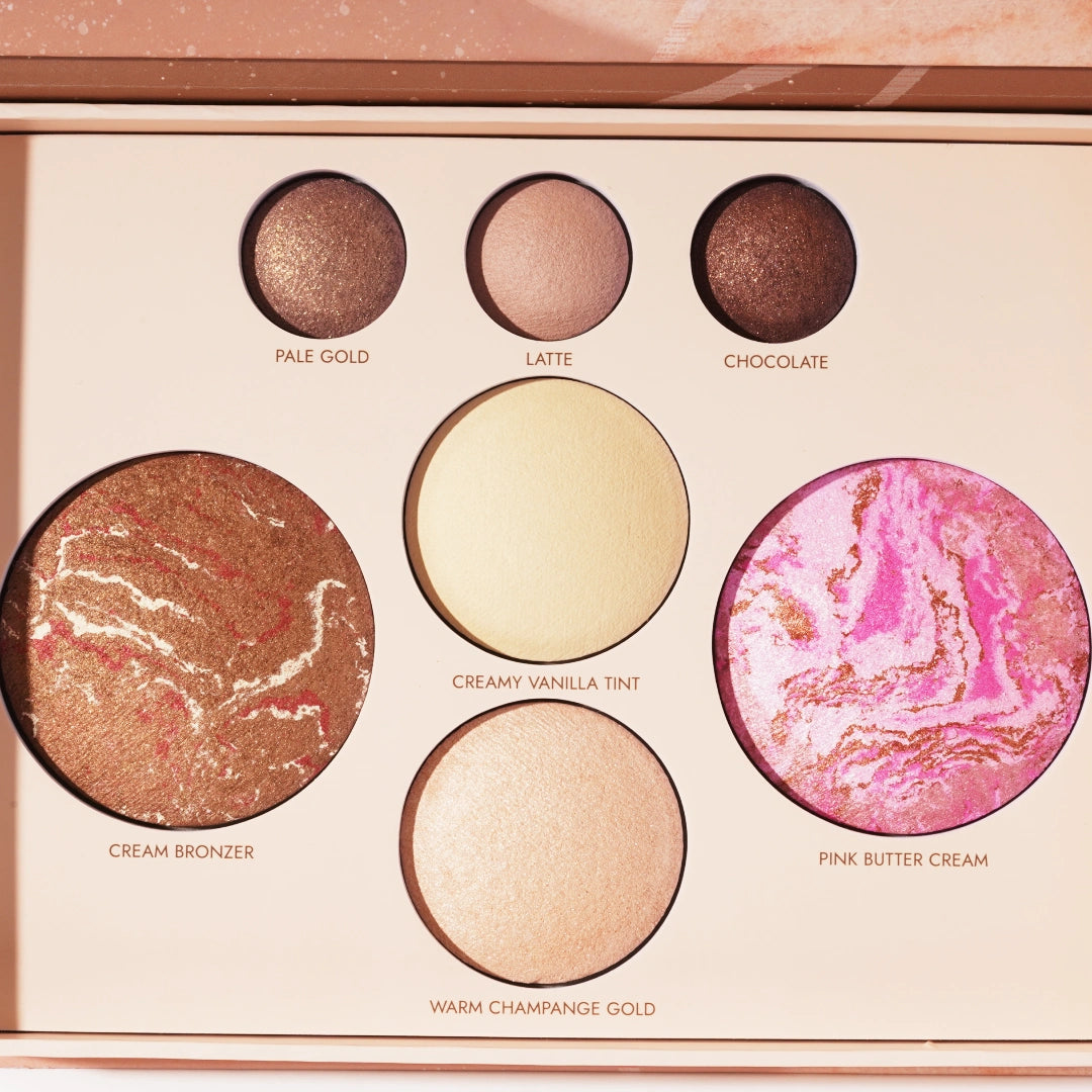 Best Bake Bronzer Face Palette Holiday Set