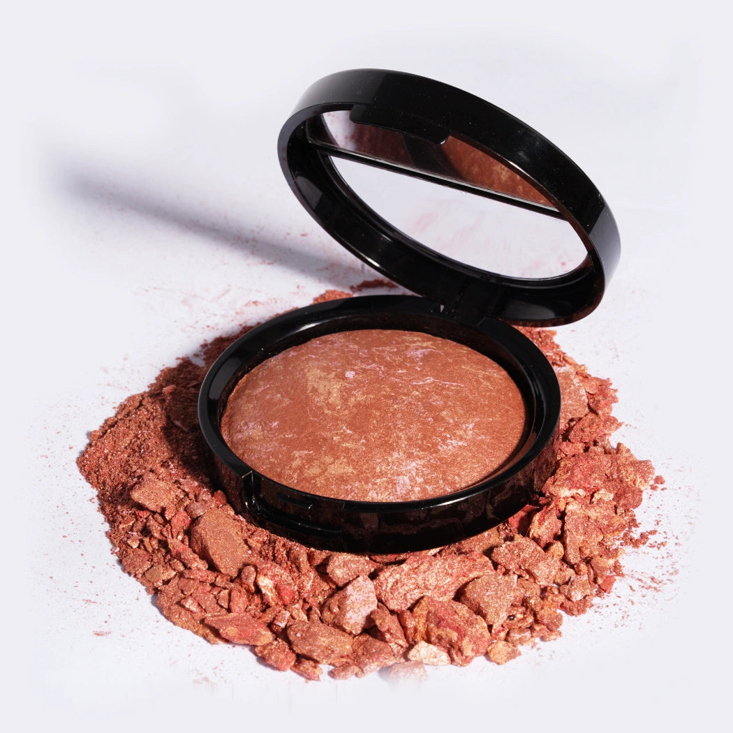 LLASIDO Natural Face Baked Bronzer For Sun-Kissed Glow
