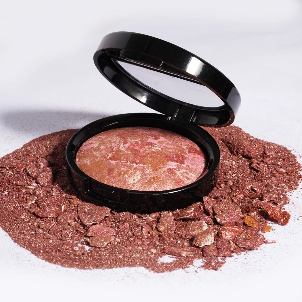 LLASIDO Baked Bronzer Face & Body Frosting Natural Glow