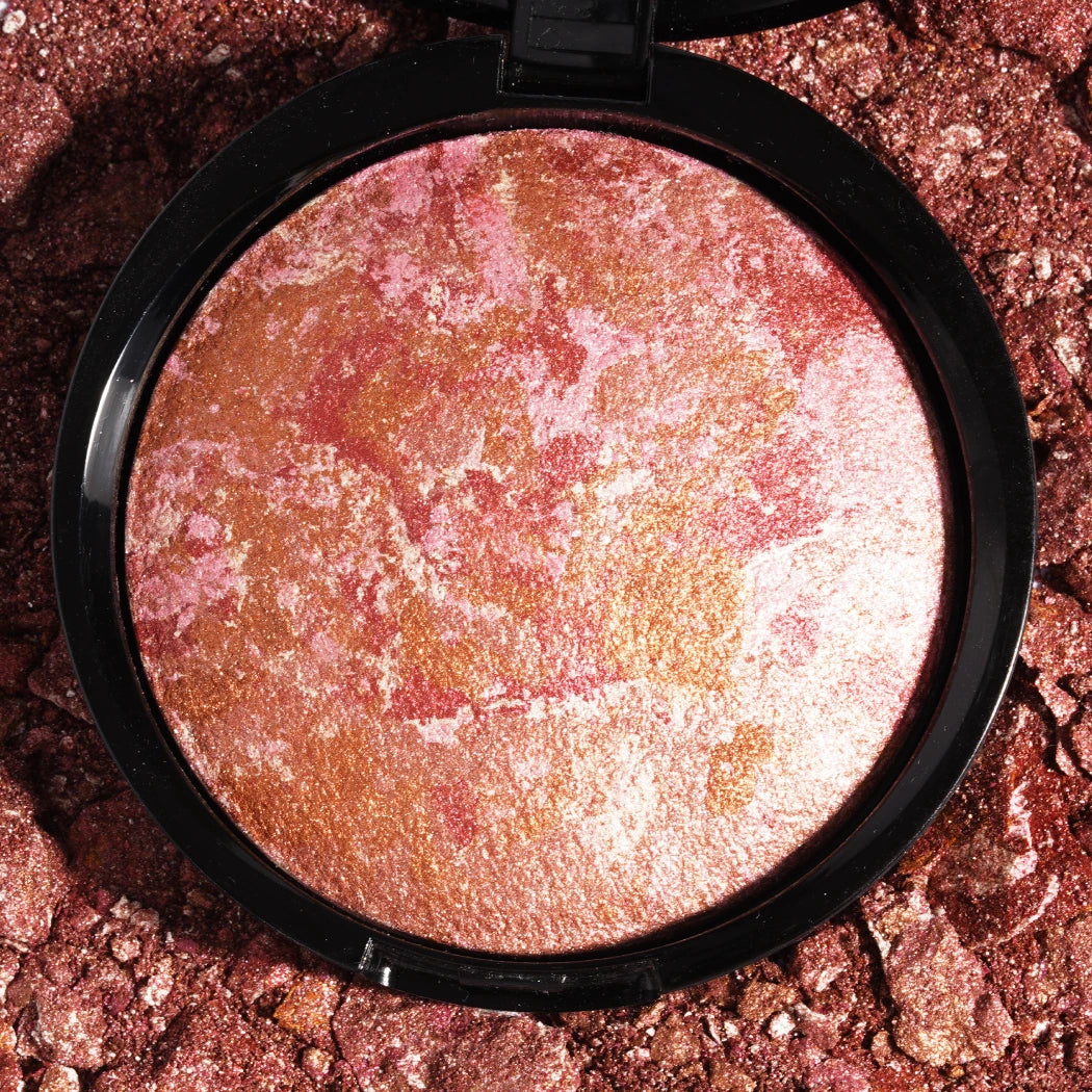 LLASIDO Natural Face Baked Bronzer For Sun-Kissed Glow