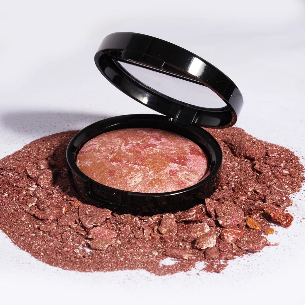LLASIDO Natural Face Baked Bronzer For Sun-Kissed Glow