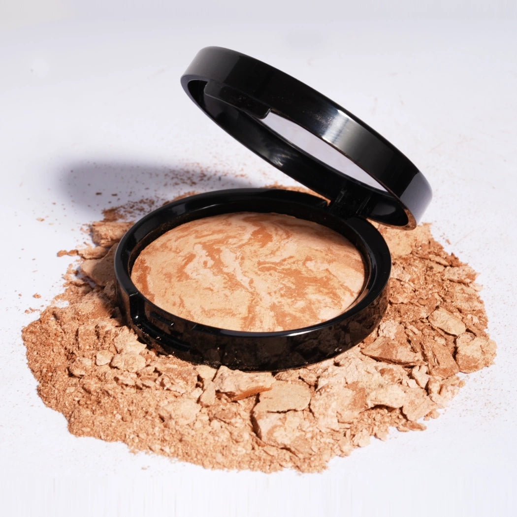 LLASIDO Baked Bronzer Face & Body Frosting Natural Glow