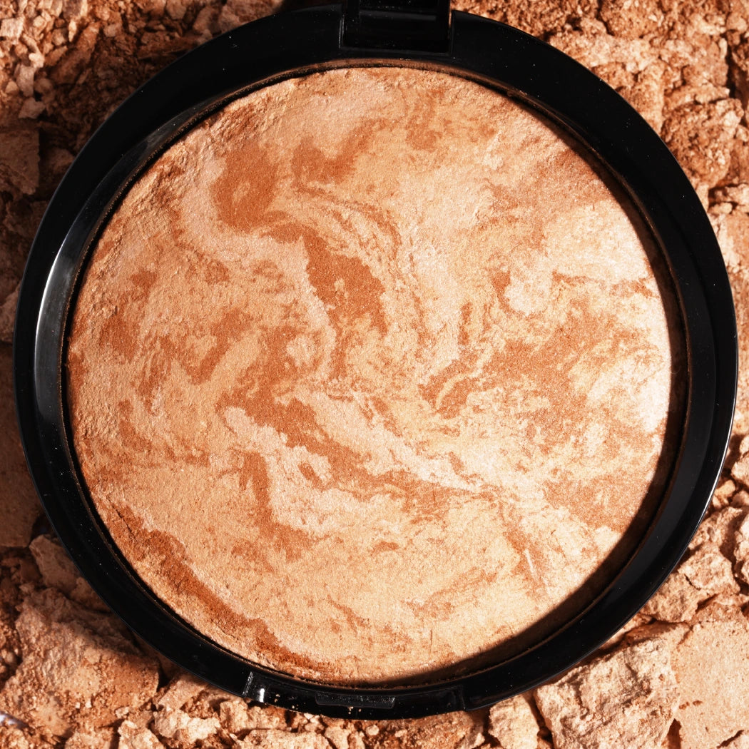 LLASIDO Natural Face Baked Bronzer For Sun-Kissed Glow